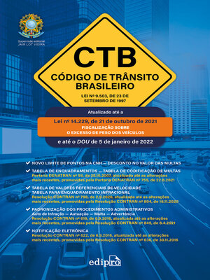 cover image of Código de Trânsito Brasileiro 2022